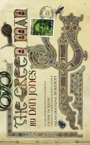 Book cover for “The Green Man” featuring ornate green Celtic design.