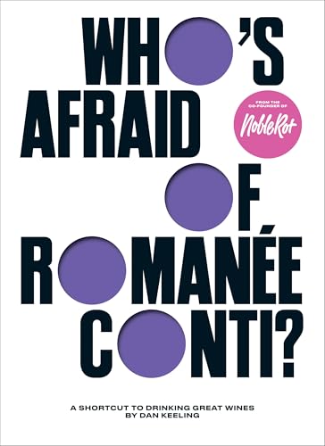 Book cover with bold black text, purple circles, and a pink Noble Rot logo.