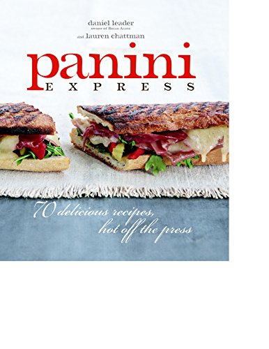 Cookbook cover featuring panini sandwiches, titled “Panini Express.”