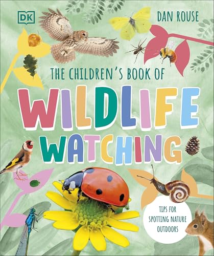 Book cover with illustrations of insects, birds, and a squirrel.