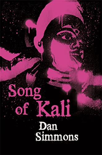 Book cover with a stylized pink face on black background and white text.