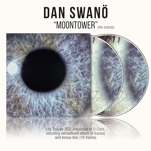CD cover with a close-up of a blue eye and two silver discs.