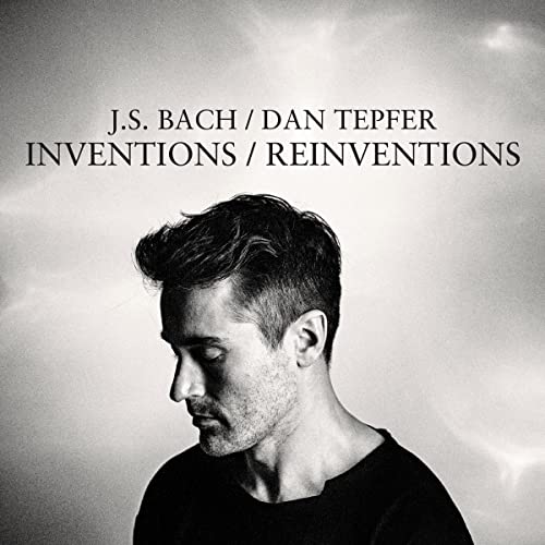 CD cover featuring a black and white portrait of Dan Tepfer.