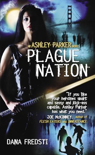 Book cover: "Plague Nation" featuring a woman, zombies, and the Golden Gate Bridge.