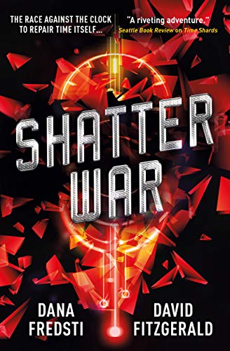 Book cover for “Shatter War: 2” with shattered clock imagery.