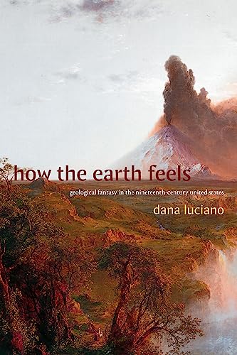 Book cover depicting a dramatic, painted landscape with a volcano.