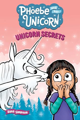 Book cover featuring a girl whispering to a white unicorn.