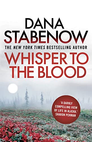 Book cover: "Whisper to the Blood" with red poppies and misty landscape.