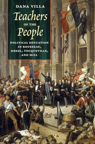 Book cover with green text over a painting of a French revolution scene.