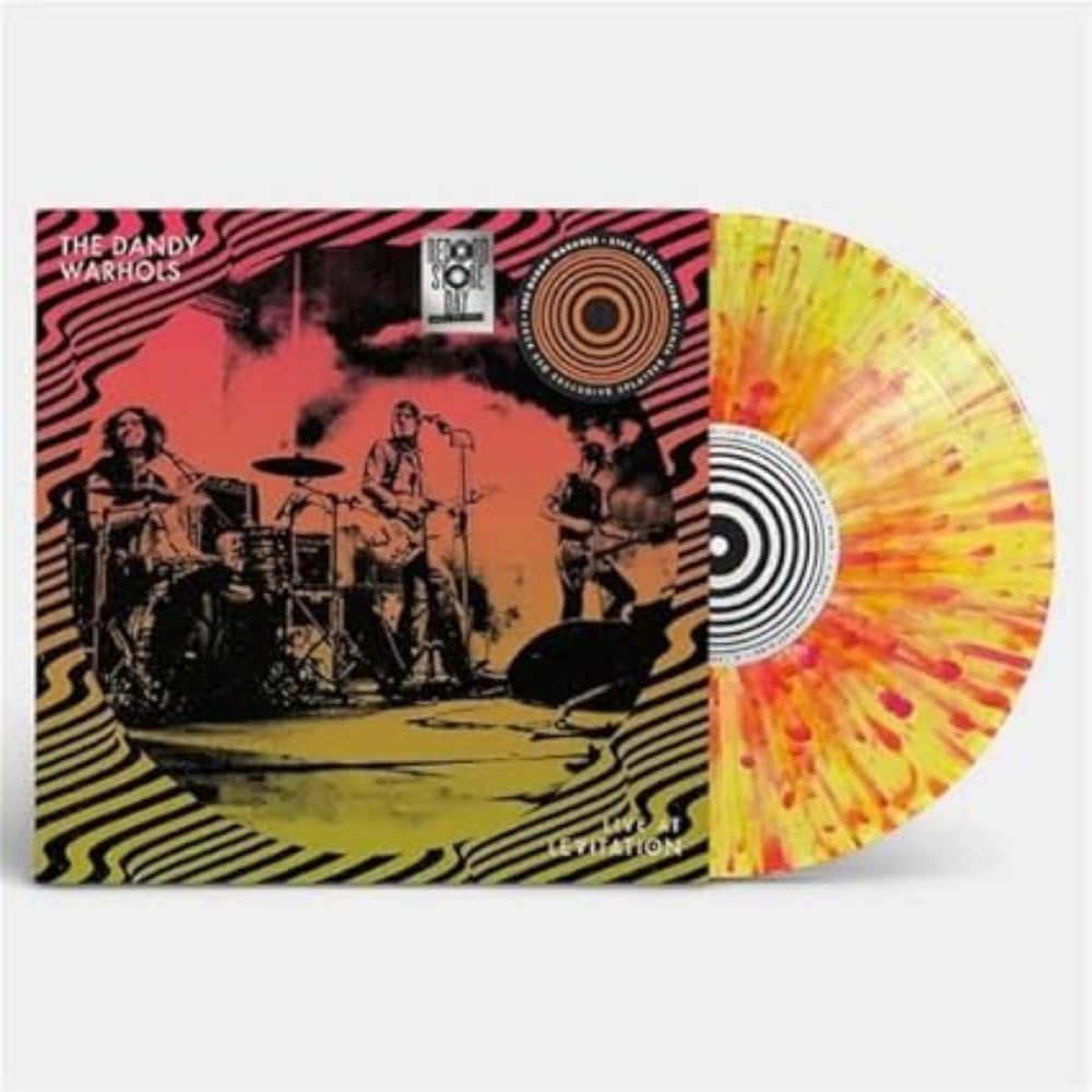 Vinyl record of The Dandy Warhols live album, limited edition release.