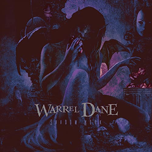 CD cover for Warrel Dane’s “Shadow Work” featuring a shadowy, winged figure.