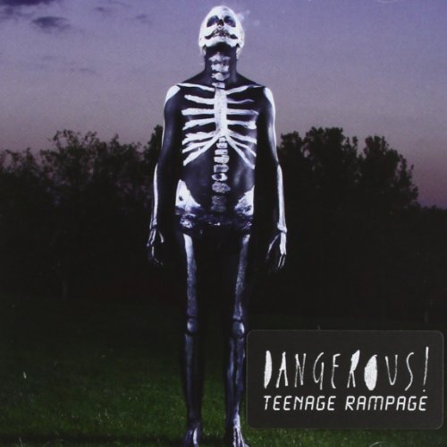 CD cover: Skeleton-painted figure standing in a field, with text "Dangerous!