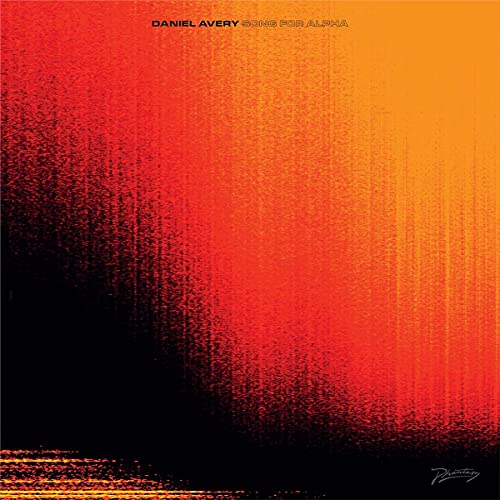 Album cover with a grainy gradient transitioning from black to red to orange.