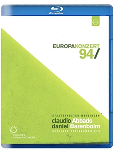 Blu-ray case for "Europakonzert 94" featuring Barenboim and Abbado.