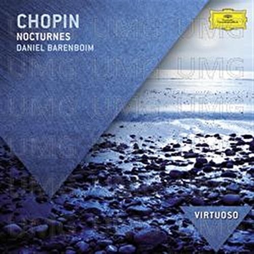 CD cover for Daniel Barenboim’s Chopin Nocturnes, featuring a beach scene.