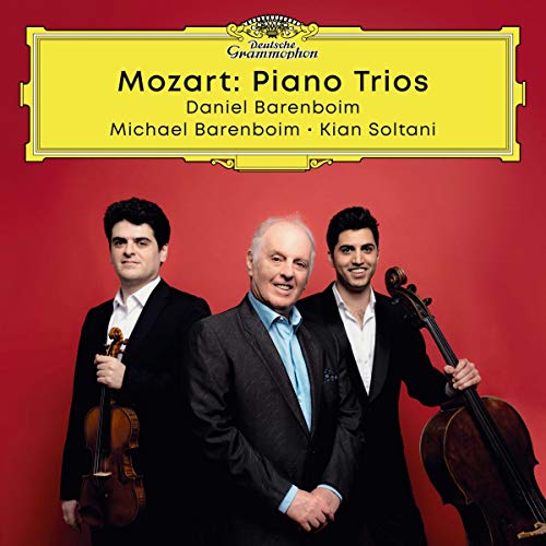 CD cover featuring three musicians with cello and violin, red background.