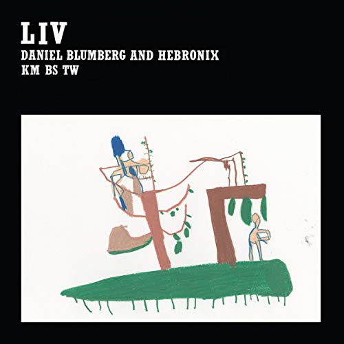CD cover for Daniel Blumberg's "Liv" with naive, colorful landscape art.