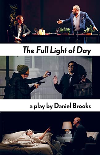 Book cover for "The Full Light of Day" play, showing tense scenes.