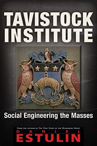 Book cover with owls flanking a crest, titled "Tavistock Institute.