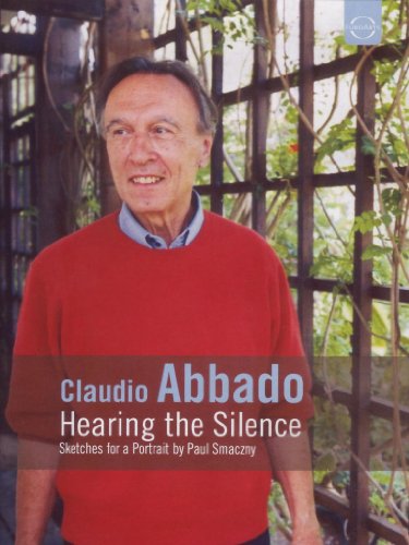 Claudio Abbado portrait on DVD cover, standing in a garden.