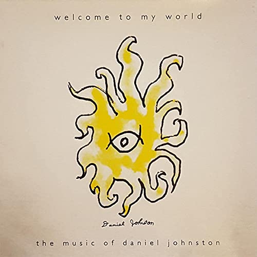 Vinyl cover featuring a yellow, hand-drawn sun with an eye on a beige background.