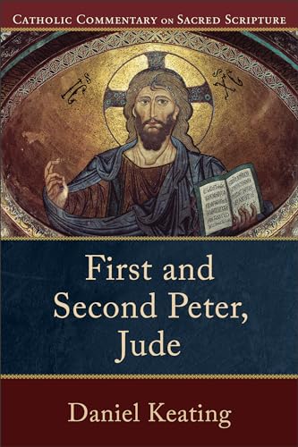 Book cover: "First and Second Peter, Jude" with religious iconography.