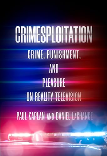 Book cover: "Crimesploitation: Crime" with blue and red police lights.