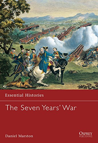 Book cover depicting a historical battlefield scene from The Seven Years’ War.