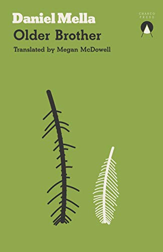 Green book cover with black twig and feather illustrations.