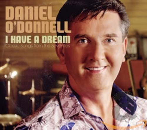 CD cover featuring portrait of singer Daniel O'Donnell, floral shirt.