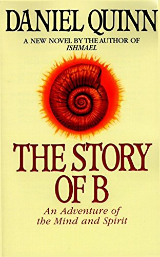 Book cover: "The Story of B" with a nautilus shell and sunburst.