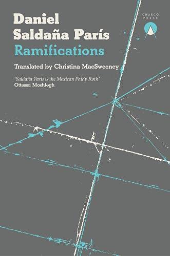 Book cover for "Ramifications" by Daniel Saldaña París with abstract lines.