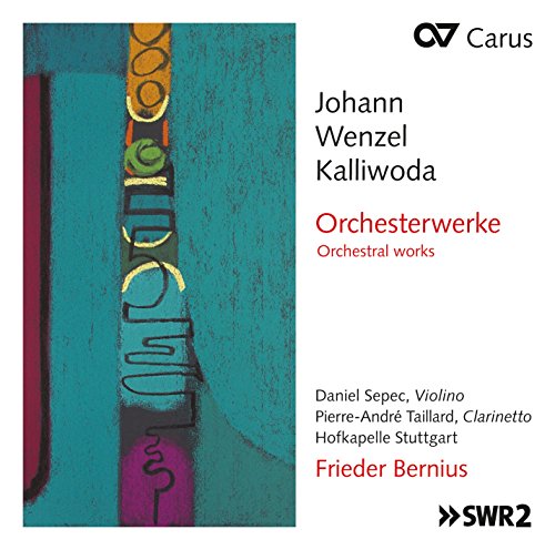 "CD cover with abstract, colorful art on left and white text section on right."