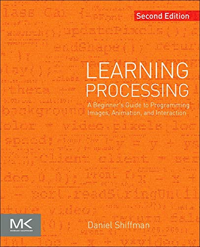 Orange book cover with white text: "Learning Processing," second edition.