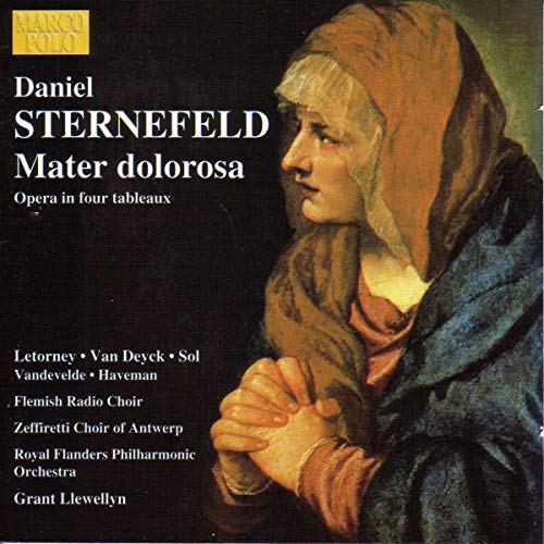 CD cover: painting of a praying woman in a dark blue veil.