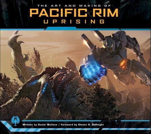 Book cover featuring giant robots battling monstrous creatures.
