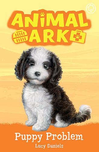 Book cover featuring a fluffy brown and white puppy, “Puppy Problem.”