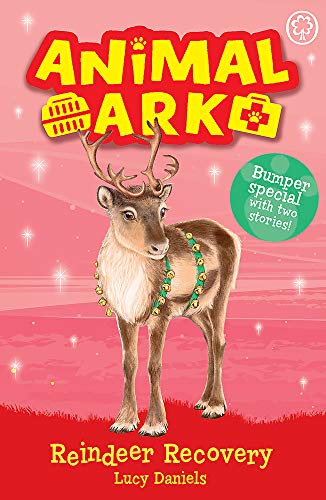 Book cover: reindeer with festive garland, titled "Reindeer Recovery.