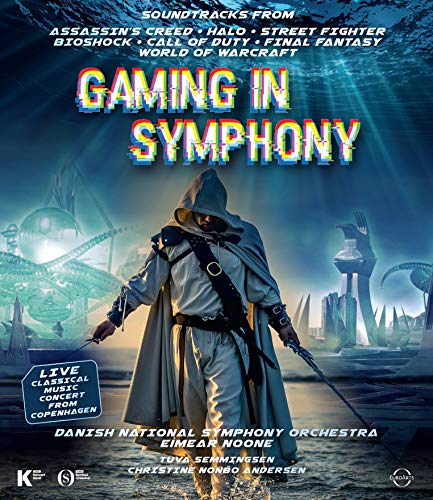 Blu-ray cover for “Gaming in Symphony” concert by Danish National Symphony Orchestra.