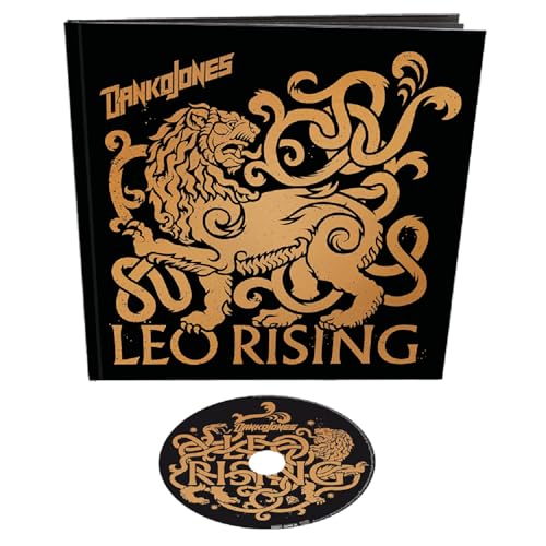 Black and gold “Leo Rising” earbook with accompanying CD.