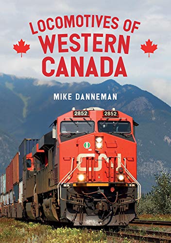 Red and yellow Canadian National Railway locomotive with cargo cars.
