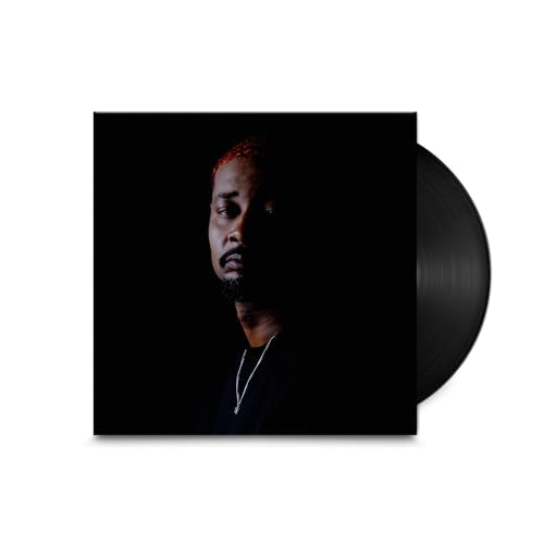 Danny Brown’s “Quaranta” vinyl record with a portrait of the artist.