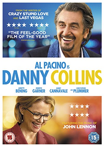 "DVD cover featuring Al Pacino and Jennifer Garner with title 'Danny Collins'."