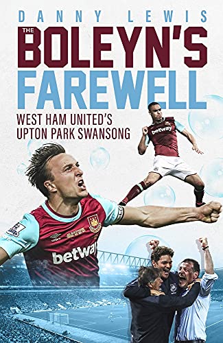 Book cover featuring West Ham United footballers celebrating at a stadium.