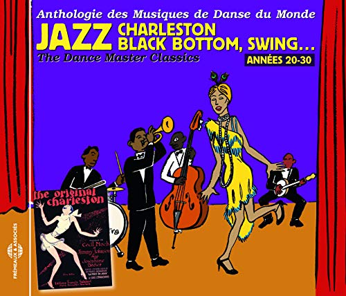 CD cover: 1920s-30s jazz band illustration with a dancer.