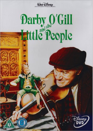 DVD cover for Darby O'Gill and the Little People featuring a man playing violin.