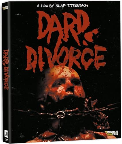 “Dard Divorce” Blu-ray cover with distressed text and a graphic, violent image.