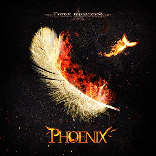 CD cover: a white feather partially consumed by orange and red flames.
