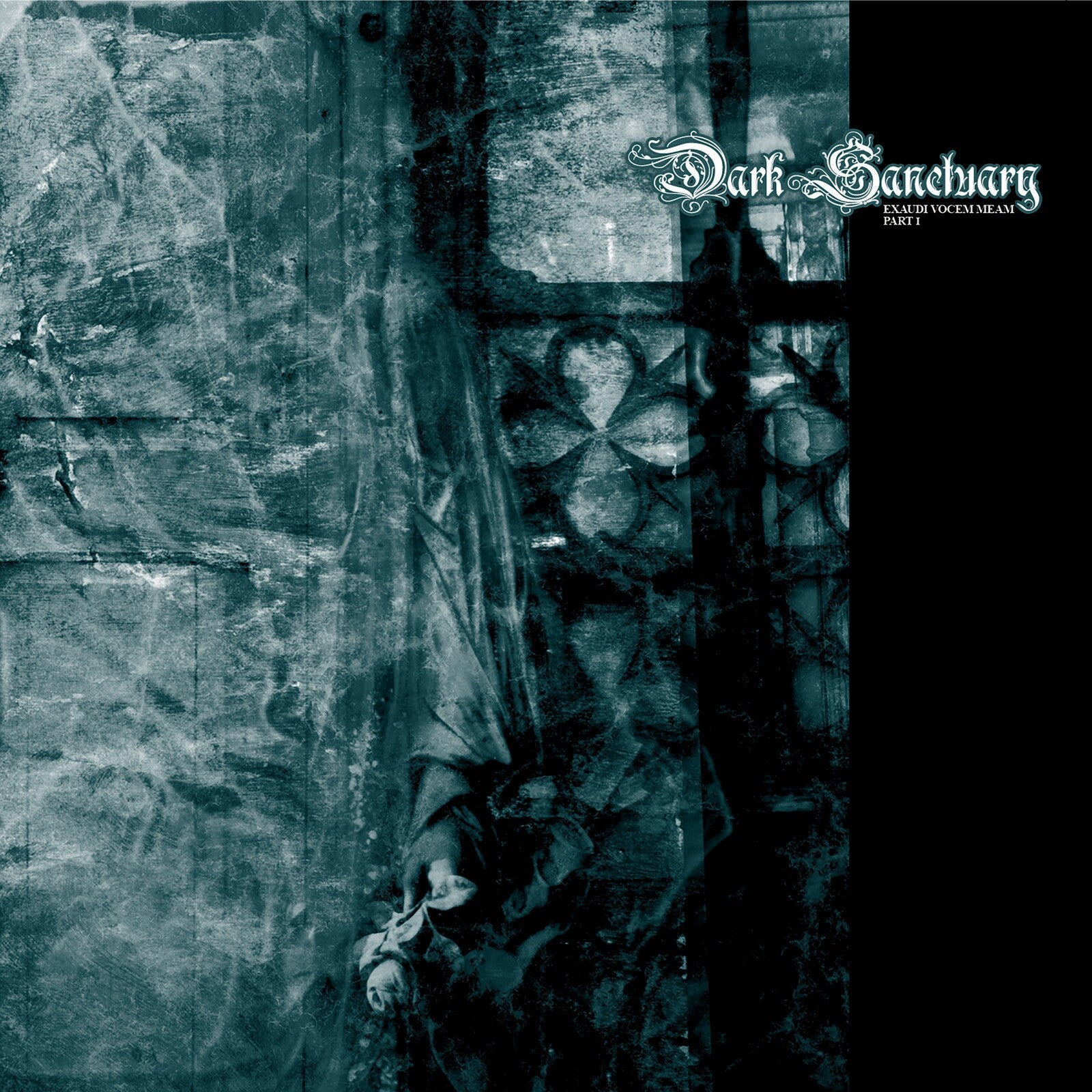Dark, moody album cover featuring a cloaked figure holding a rose against a window.