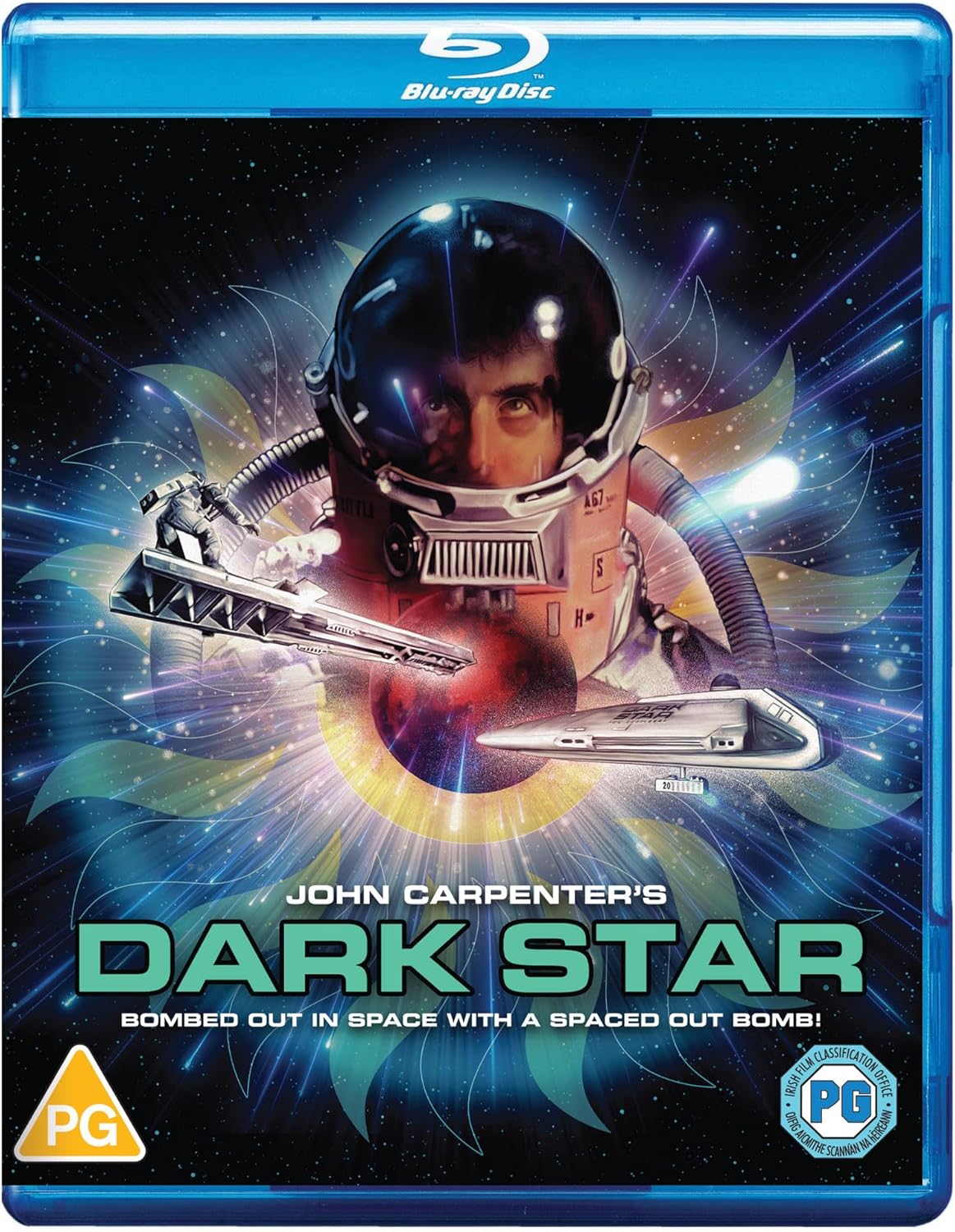 Blu-ray cover for sci-fi film *Dark Star* featuring an astronaut in space.